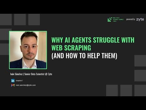 Why AI Agents Struggle With Web Scraping