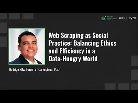 Web Scraping as a Social Practise