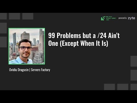 99 Problems but a /24 ain't one
